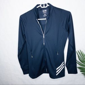 Adidas Climalite Navy White Jacket Lightweight XS